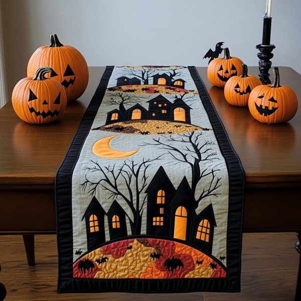 Night Fall Quilted Table Runner