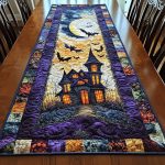 Night Bats Quilted Table Runner