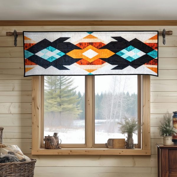 Nomadic Spirit Quilted Valance