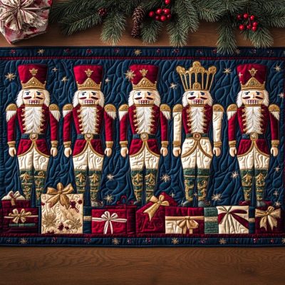 Nutcracker Night Quilted Table Runner