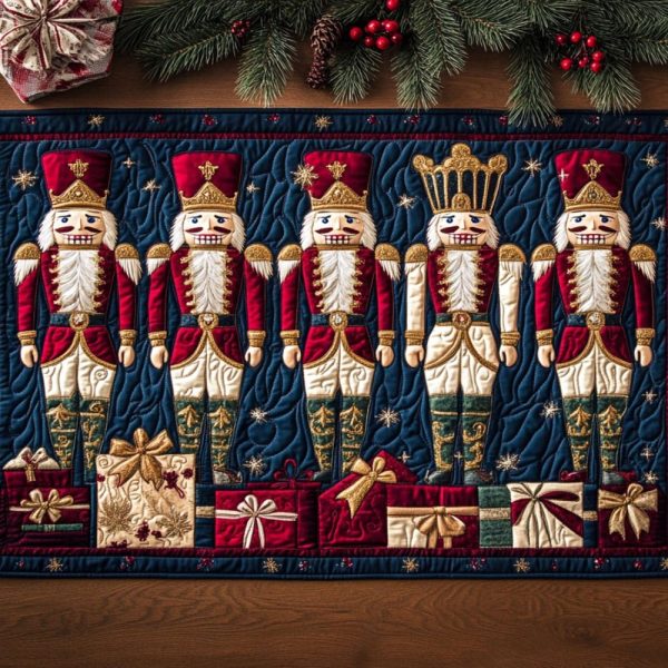 Nutcracker Night Quilted Table Runner