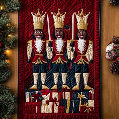 Nutcrackers Grand Waltz Quilted Table Runner