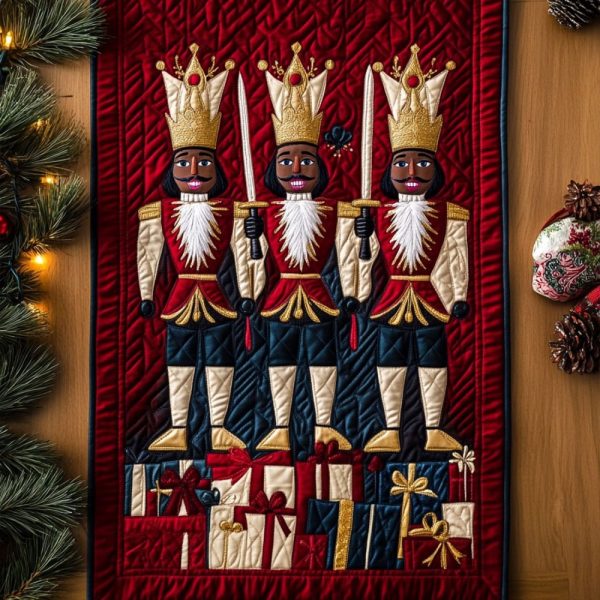 Nutcrackers Grand Waltz Quilted Table Runner