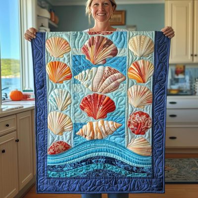 Ocean Jewel Quilted Table Runner