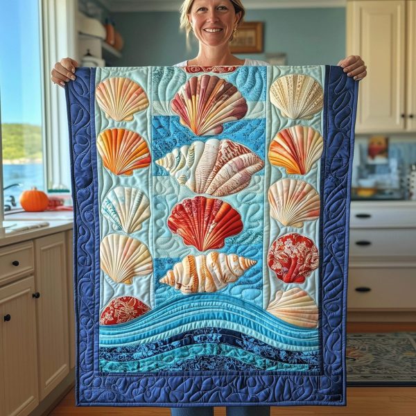 Ocean Jewel Quilted Table Runner
