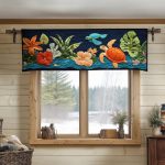 Ocean Serenity Quilted Valance