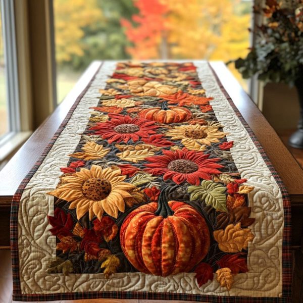 October Charm Quilted Table Runner