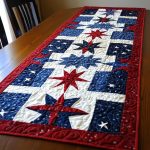 Old Glory Elegance Quilted Table Runner