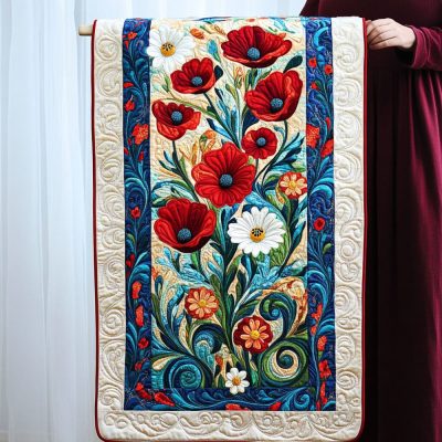 Old Glory Tribute Quilted Table Runner