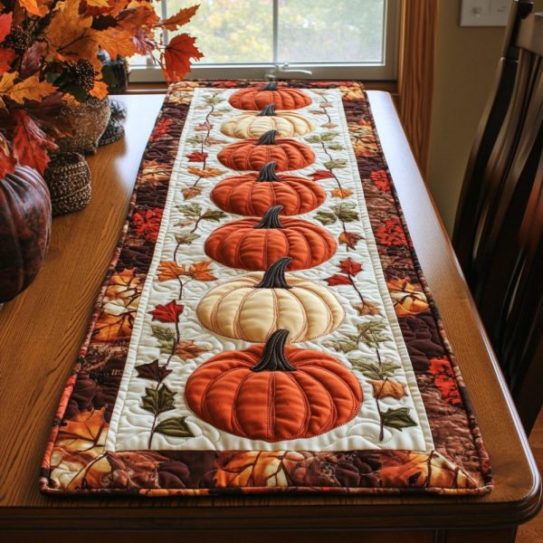 Orchard Breeze Quilted Table Runner