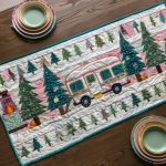 Outdoor Oasis Quilted Table Runner