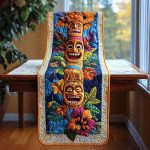 Paradise Carvings Quilted Table Runner