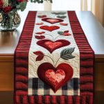 Passion Glow Quilted Table Runner