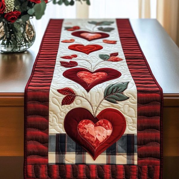 Passion Glow Quilted Table Runner