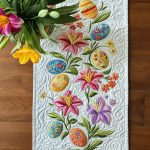 Pastel Patchwork Parade Quilted Table Runner