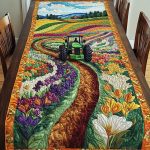 Pastoral Charm Quilted Table Runner