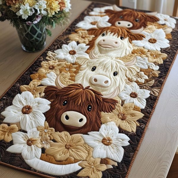 Pasture Beauty Quilted Table Runner