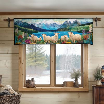 Pasture Charm Quilted Valance
