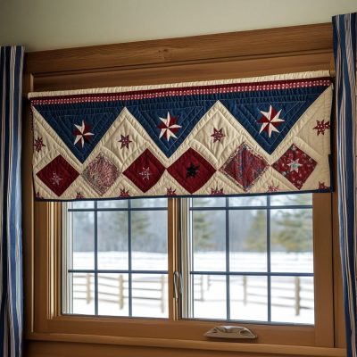 Patchwork Delight Quilted Valance
