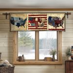 Patchwork States Quilted Valance