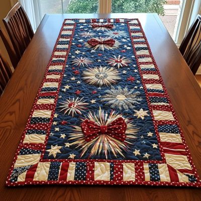 Patriot Path Quilted Table Runner