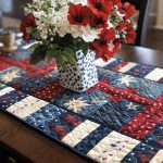 Patriot Path Quilted Table Runner