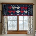 Patriotic Love Quilted Valance
