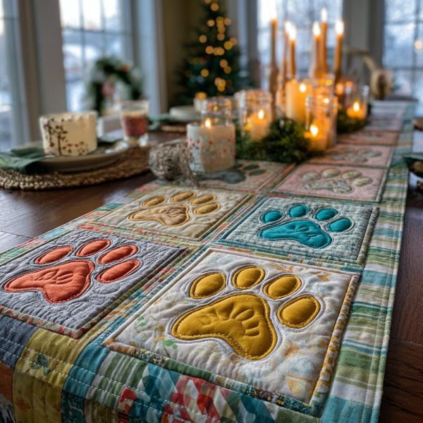 Paw Haven Quilted Table Runner
