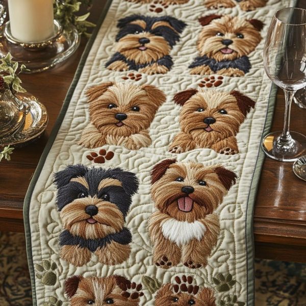Paw Paradise Quilted Table Runner