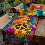Peaceful Vibes Quilted Table Runner