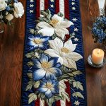 Petal Paradise Quilted Table Runner
