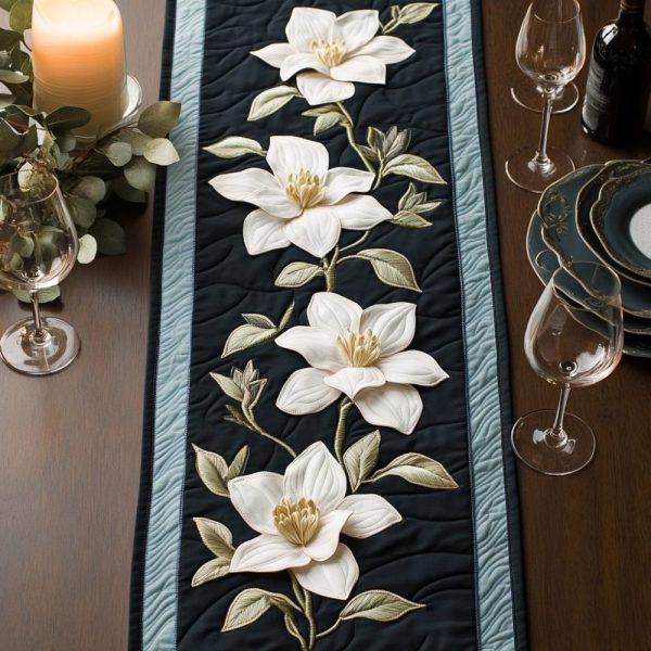 Petal Path Quilted Table Runner