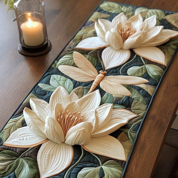 Petal Perfection Quilted Table Runner