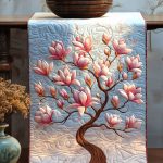 Petal Whisper Quilted Table Runner