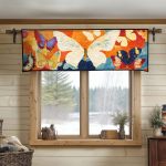 Petal Wings Quilted Valance