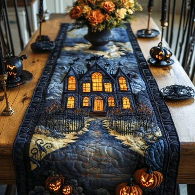 Phantom Cottage Quilted Table Runner