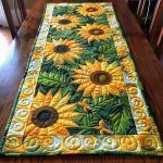 Playful Sunflowers Quilted Table Runner