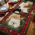 Pom Wonderland Quilted Table Runner