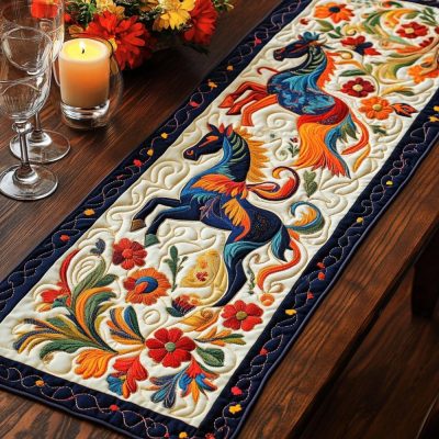 Prairie Dancer Quilted Table Runner