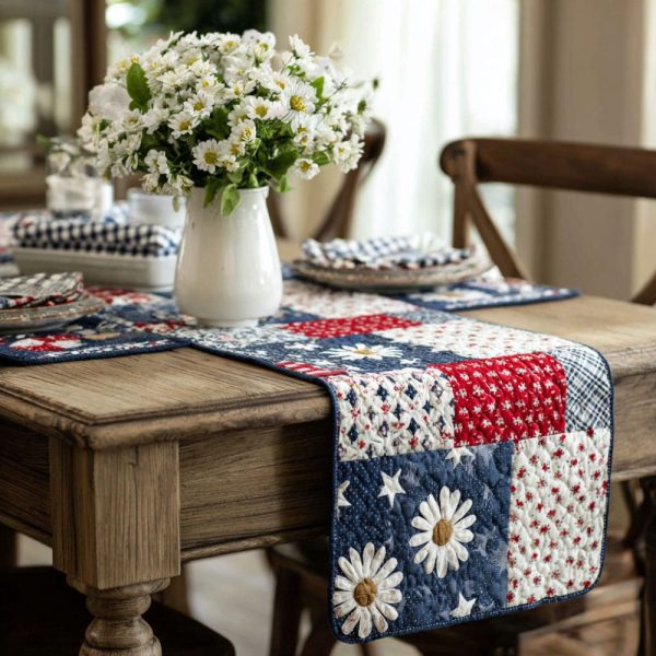 Pride Patchwork Quilted Table Runner