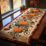 Pumpkin Patch Quilted Table Runner