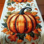 Pumpkin Spice Quilted Table Runner