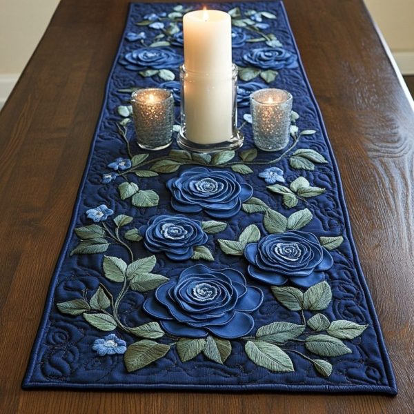 Pure Elegance Quilted Table Runner