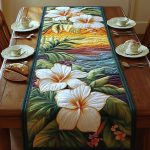 Pure Harmony Quilted Table Runner