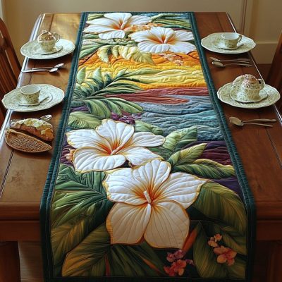 Pure Harmony Quilted Table Runner