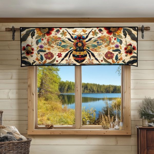 Queen Bee Elegance Quilted Valance