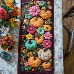 Quiet Fall Blessing Quilted Table Runner