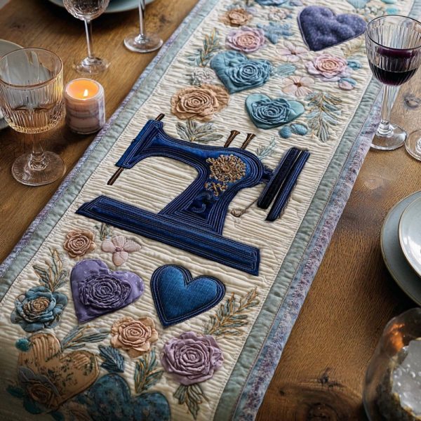 Quiet Needle Quilted Table Runner