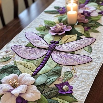 Quiet Retreat Quilted Table Runner
