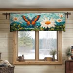 Radiant Flight Quilted Valance